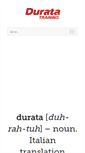 Mobile Screenshot of duratatraining.com